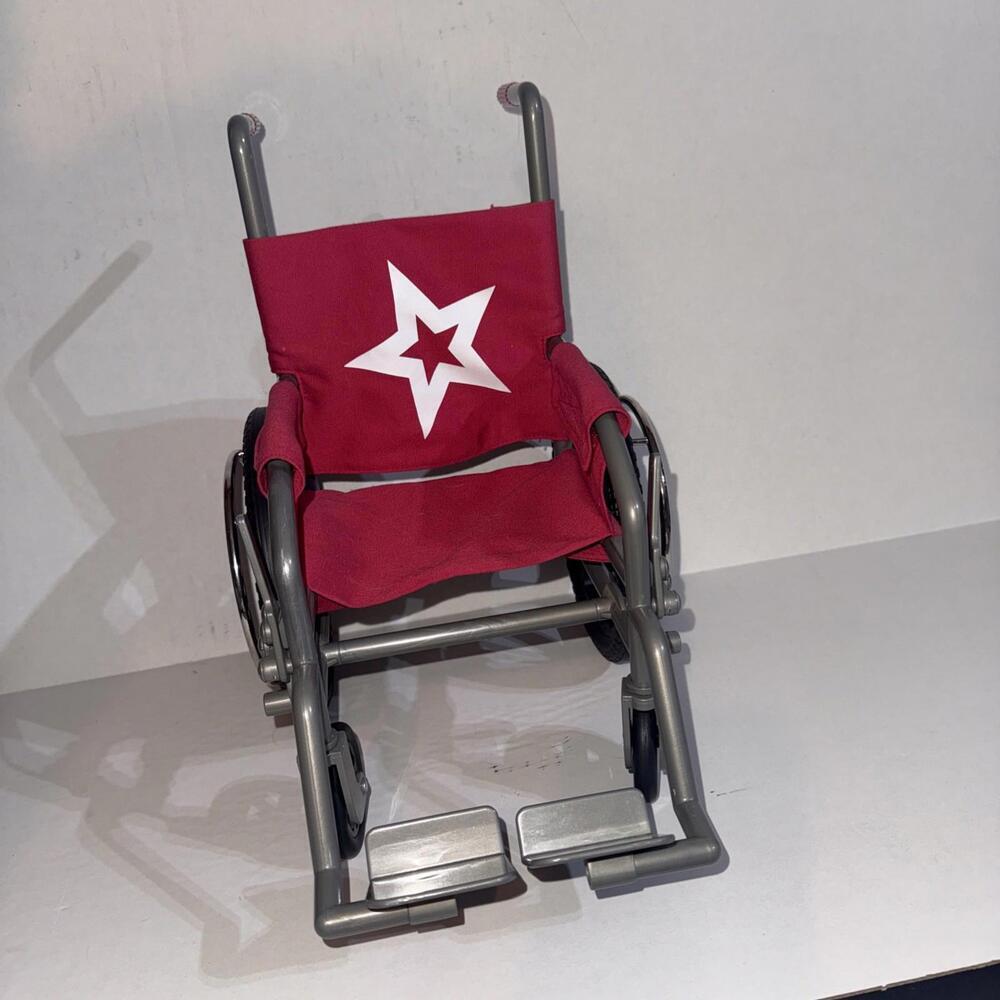 American Girl Doll Get Better Medical Wheelchair Red For 18” Dolls Wellness‎
